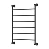 Lillian 600 x 808 Matte Black Heated Towel Rail