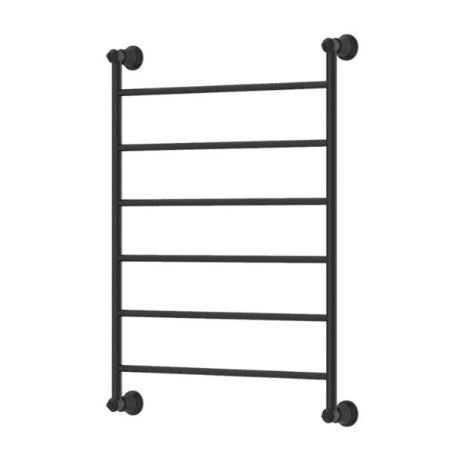 Lillian 600 x 808 Matte Black Heated Towel Rail