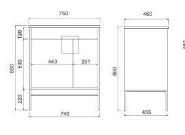Mecca 750 Vanity - Bayside Bathroom