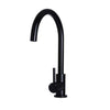Meir Matte Black Round Kitchen Mixer - Bayside Bathroom