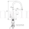 Meir Pull out sink Mixer