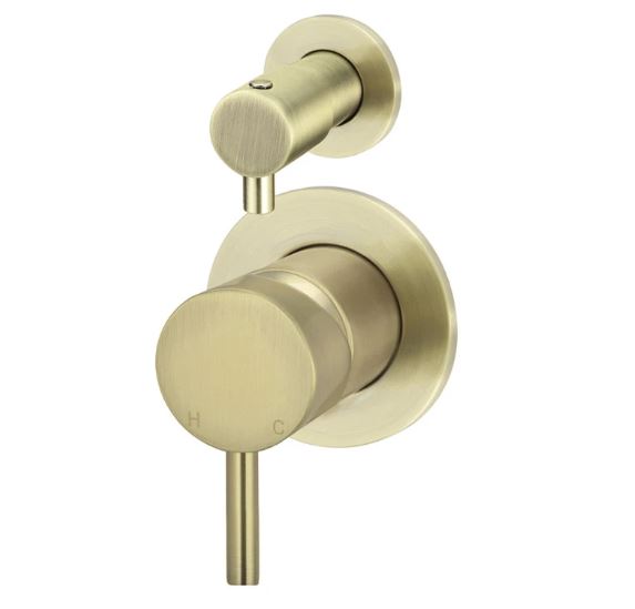 Meir Round Wall Mixer w/ Divertor- Tiger Bronze