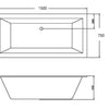 Mila 1500 Inset Bath