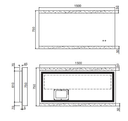 Remer Miro Standard LED Mirror