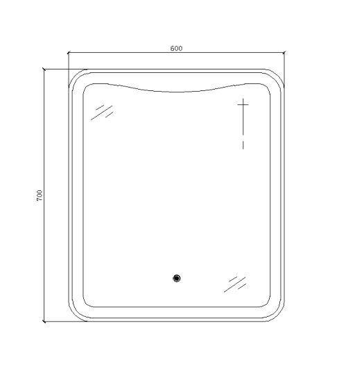 MIRROR LED-600 - Bayside Bathroom