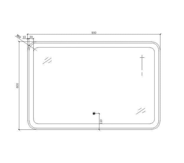 MIRROR LED-900 - Bayside Bathroom