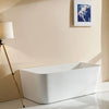Monarco Back To Wall Bath 1400-1700mm