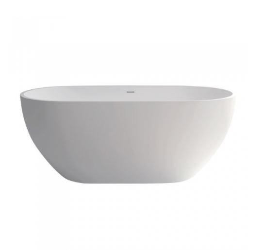 Nero 1400 Matte White Stone Bath