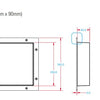 700mm x 300mm Shower Niche