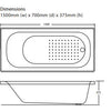 Nueva Steel Bath