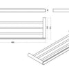 Olivia Towel Shelf