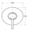 Ovalie Shower Mixer