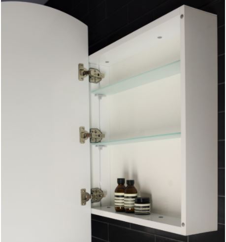 Remer Pearl 900mm Round LED Mirror Cabinet