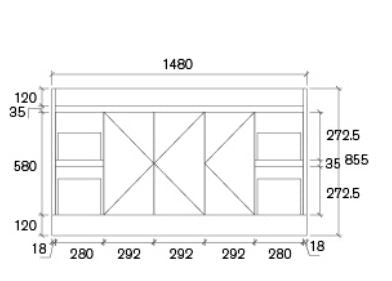 Quinn 1500mm Matte White Floorstanding Vanity