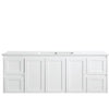 Quinn 1500mm Matte White Wall hung Vanity