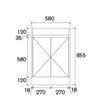Quinn 900mm Grey Floorstanding Vanity
