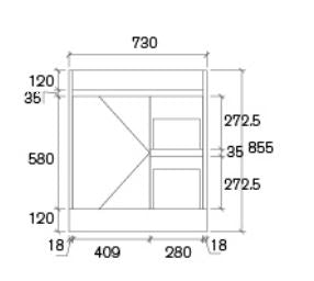 Quinn 900mm Grey Floorstanding Vanity