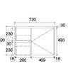 Quinn 750mm Matte White Wall Hung Vanity