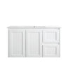 Quinn 900mm Matte White Wall Hung Vanity