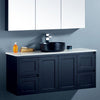 Quinn 1200mm Matte Black Wall hung Vanity