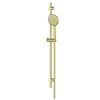 Rocco Adjustable Rail Shower - Brushed Brass