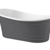 Ritz 1676 Grey Bath - Bayside Bathroom