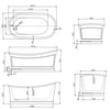 Ritz 1676 Grey Bath - Bayside Bathroom