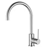 Round Mini Gooseneck Sink Mixer- Chrome