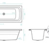 San Diego 1790 Inset Bath
