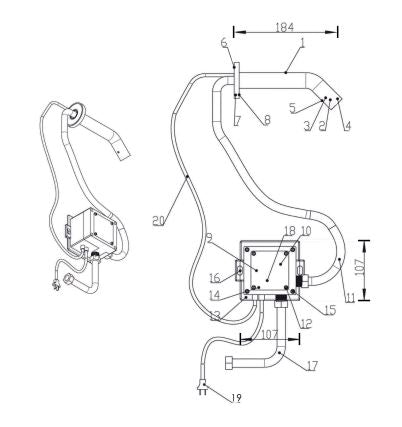 Electronic Wall Sensor Tap