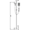 Elegant Hand Shower On Rail - Bayside Bathroom