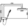 Rondo Shower System - Chrome - Bayside Bathroom