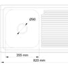 Manu 820 x 500 Sink