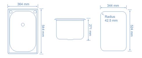 Skinny 32L Sink
