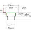 Square slotted 1100mm Shower Grate