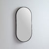 Oval 460 x 910 Gunmetal Framed Mirror