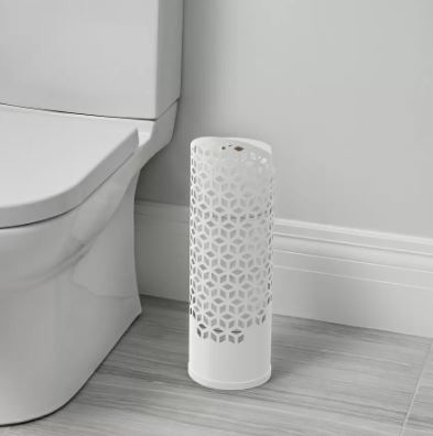 Spare Toilet Roll Holder - Matte White