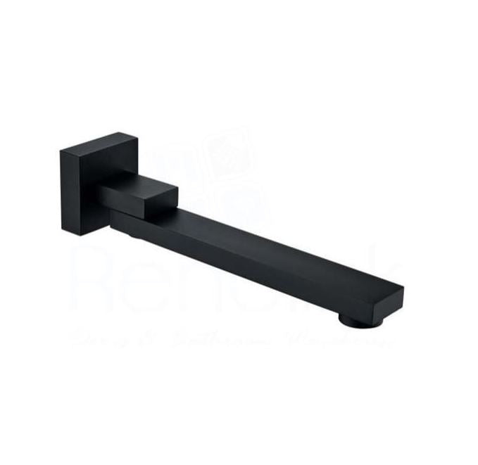 Squan Swivel bath Spout - Matte Black
