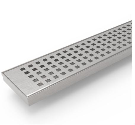 800mm Square Slotted  Shower Grate