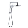 Gillian Mini Twin Shower Set- Brushed Nickel