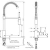 Alfresco Spring Stainless Steel Sink Mixer