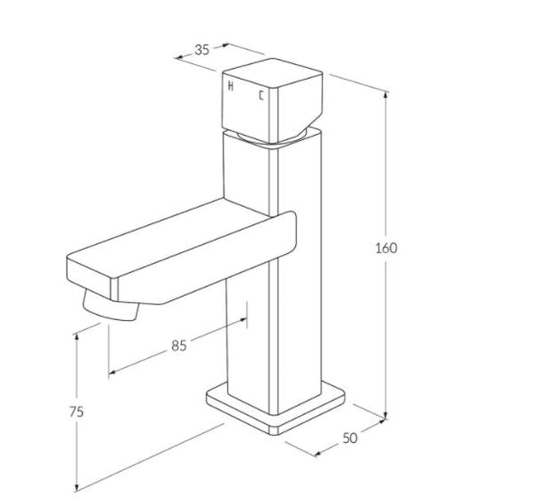 Sussex Suba Basin Mixer Brushed Nickel