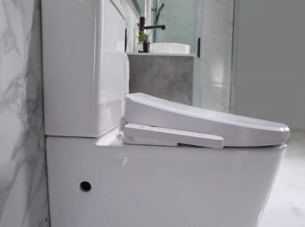 Lafeme Rimless Toilet With Smart Electric Toilet Bidet Seat
