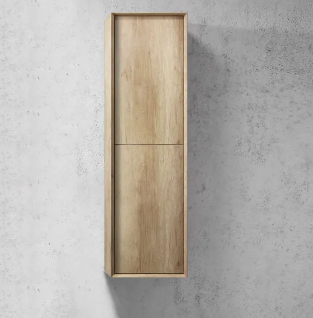 Noah Natural Oak Wall-Hung Tallboy