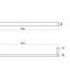 Thermorail Square Single Heated Rail