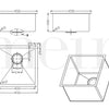Meir Gunmetal Black 450 sink