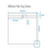 Tile Tray with Tile Insert Grate