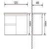 Ally 1200mm Wall Hung Vanity