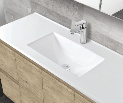 Quinn 1800mm Matte White Wall hung Vanity