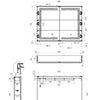 Remer Vera LED Mirror Cabinet
